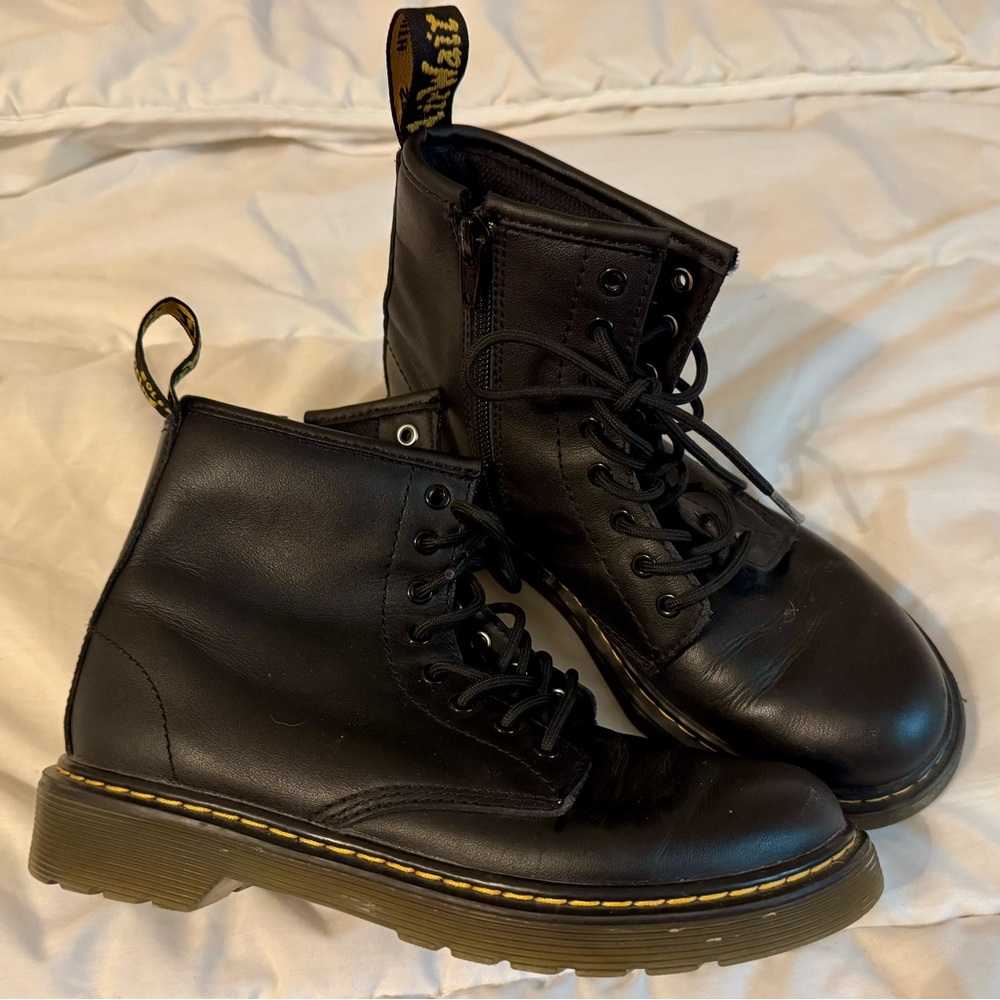 Dr. Martens Black Lace-Up Boots
